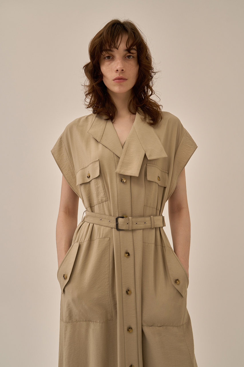 AKIRANAKA(アキラナカ)｜Rachele ドレス/ベージュ の通販｜ELLESHOP