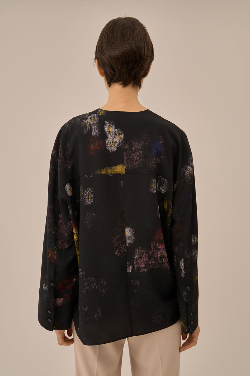 AKIRANAKA(アキラナカ)｜Sabi シャツ/ブラック の通販｜ELLESHOP