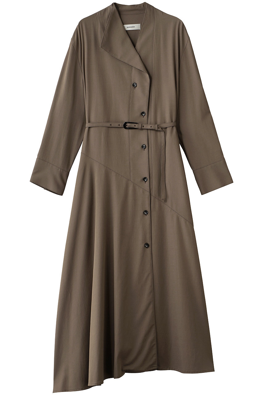 AKIRANAKA Dorotea ドレス (ブラウン, 1) アキラナカ ELLE SHOP