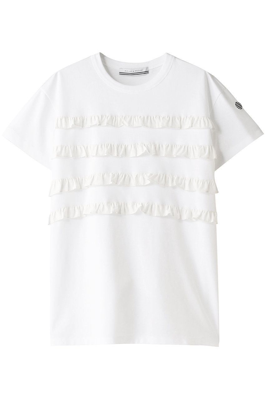 BORDERS at BALCONY ボーダーズ アット バルコニー 【予約販売】サブリナTシャツ ホワイト
