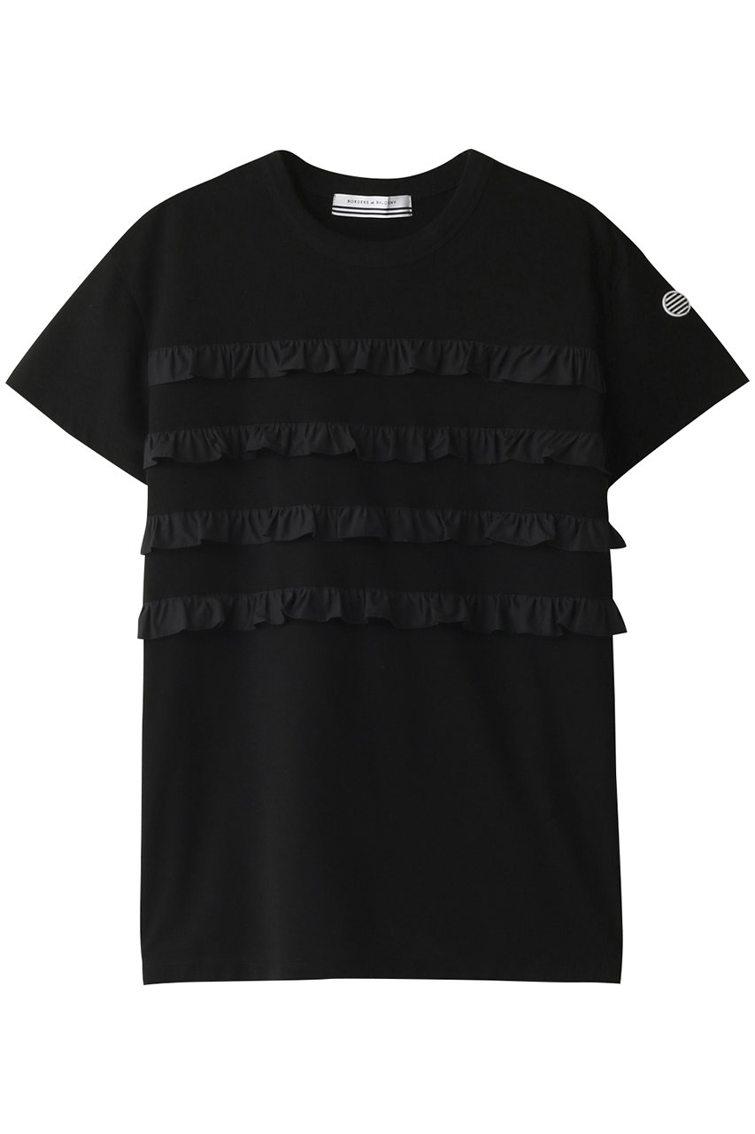 BORDERS at BALCONY ボーダーズ アット バルコニー 【予約販売】サブリナTシャツ ブラック