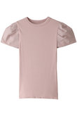 リブパフＴシャツ