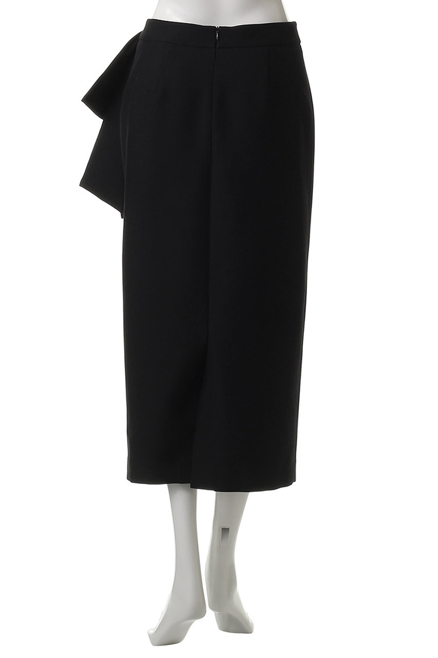 BORDERS at BALCONY ウィークエンドロングスリーブティ ブラック BORDERS at BALCONY WEEKEND MAXI DRESS | FLICKA ASHIYA