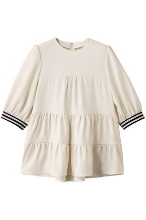 ボーダーズ アット バルコニー/BORDERS at BALCONYのツイルティアードブラウス(110400/110402)