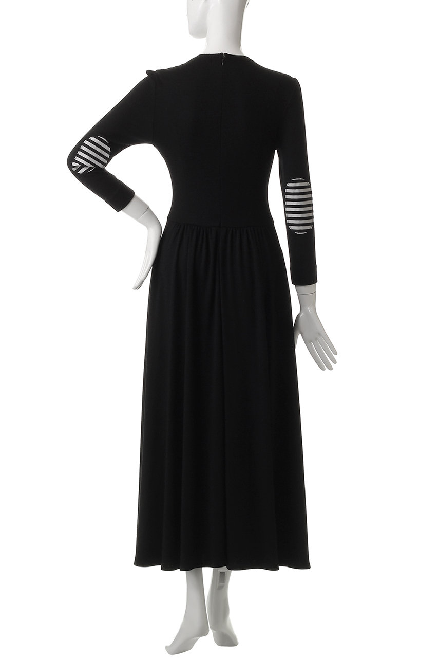 18 ボーダーズアットバルコニー ワンピース ウィークエンド マキシ ブラック BORDERS at BALCONY(ボーダーズアットバルコニー) WEEKEND MAXI