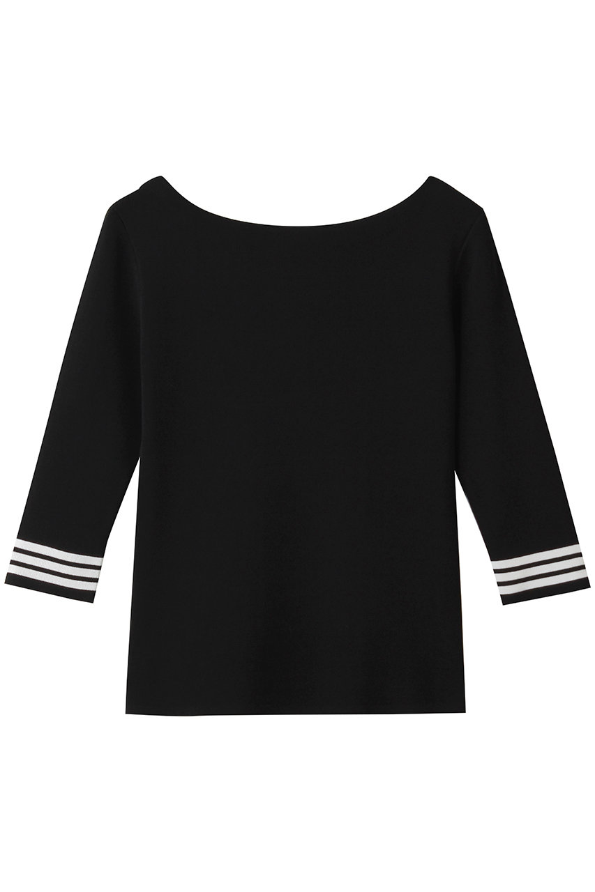 ボーダーズ アット バルコニー/BORDERS at BALCONYのボートネックニット(ブラック/BD2611-1B-01)