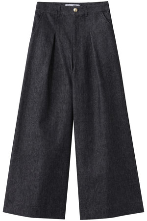 ボーダーズ アット バルコニー/BORDERS at BALCONYのデニムタックパンツ