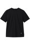 コットンベーシックTシャツ ボーダーズ アット バルコニー/BORDERS at BALCONY ブラック