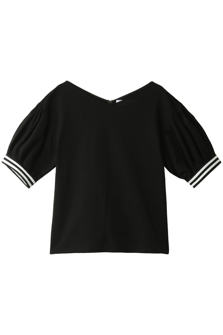 BORDERS at BALCONY ボーダーズ アット バルコニー タックスリーブTシャツ ブラック