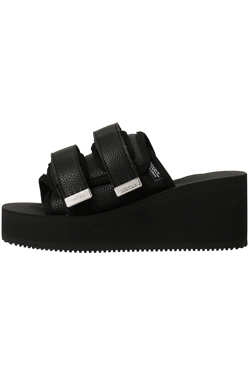 SUICOKE(スイコック)｜MOTO-Acab-HEELサンダル/ブラック の通販