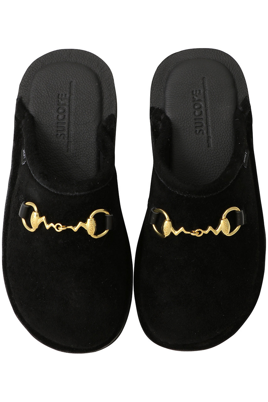 SUICOKE ニューウェーブビットミュール (ブラック, 5(23)) スイコック ELLE SHOP SUICOKE ニューウェーブビットミュール (ブラック, 5(23)) スイコック ELLE SHOP