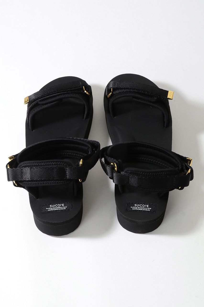 SUICOKE(スイコック)｜CEL-W ストラップサンダル/ブラック の通販