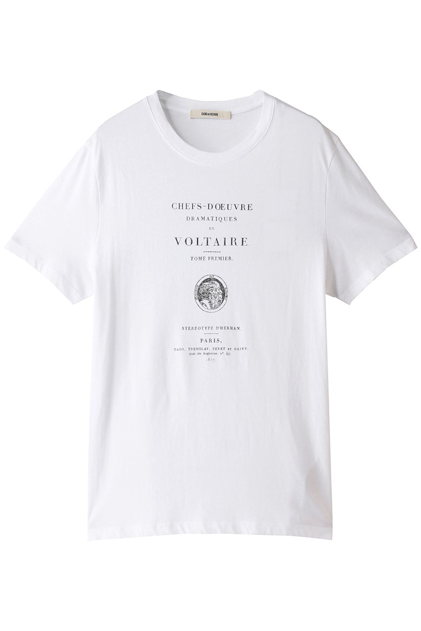 ZADIG & VOLTAIRE ザディグ エ ヴォルテール メンズ（MENS）TOMMY HC ZADIG OU LA DESTINEE T-SHIRT Tシャツ ホワイト