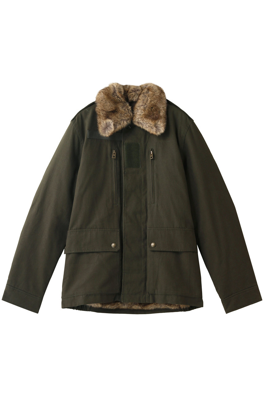 ZADIG & VOLTAIRE ザディグ エ ヴォルテール KID BRODERIE TDM LOVE NOW PARKAS サファリブルゾン カーキ