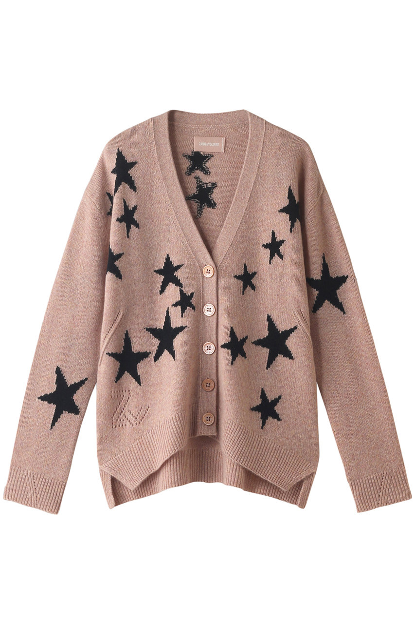 ZADIG & VOLTAIRE ザディグ エ ヴォルテール MIRKA C STARS CARDIGAN ニットカーディガン マルチカラー