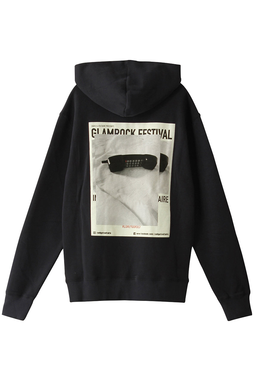 ZADIG & VOLTAIRE ザディグ エ ヴォルテール メンズ（MENS）SANCHI PHOTOPRINT SWEATSHIRT ニット ブラック