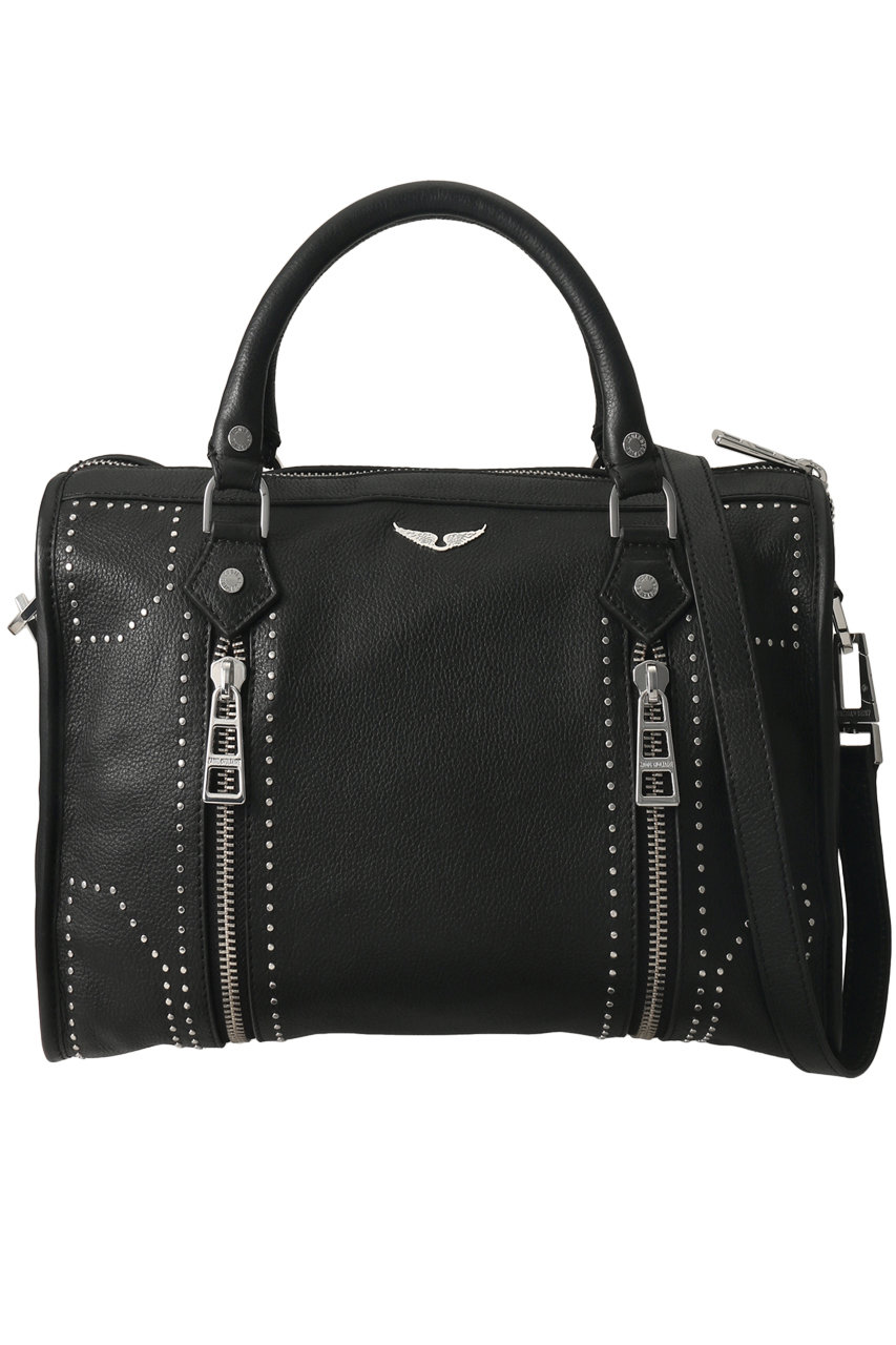 ザディグ エ ヴォルテール/ZADIG & VOLTAIREのSUNNY MEDIUM #2 GRAINED LEATH　ハンドバッグ(ブラック/LWBA00079)