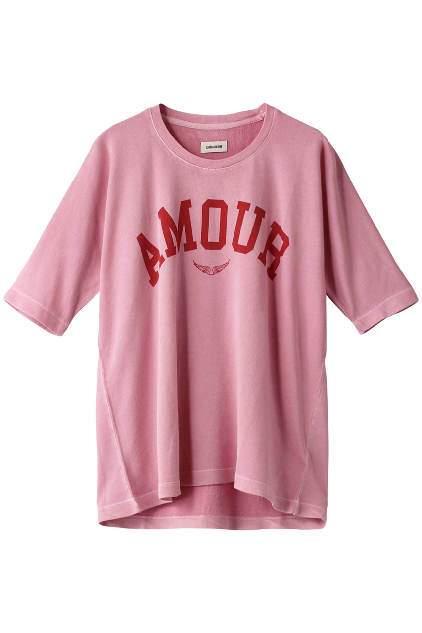 ザディグ エ ヴォルテール/ZADIG & VOLTAIREのPORTLAND AMOUR　Tシャツ(ピンク/JWSS00005)