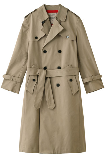 SALE 【50%OFF】 ZADIG & VOLTAIRE ザディグ エ ヴォルテール MIA TRENCH COAT コート サンド