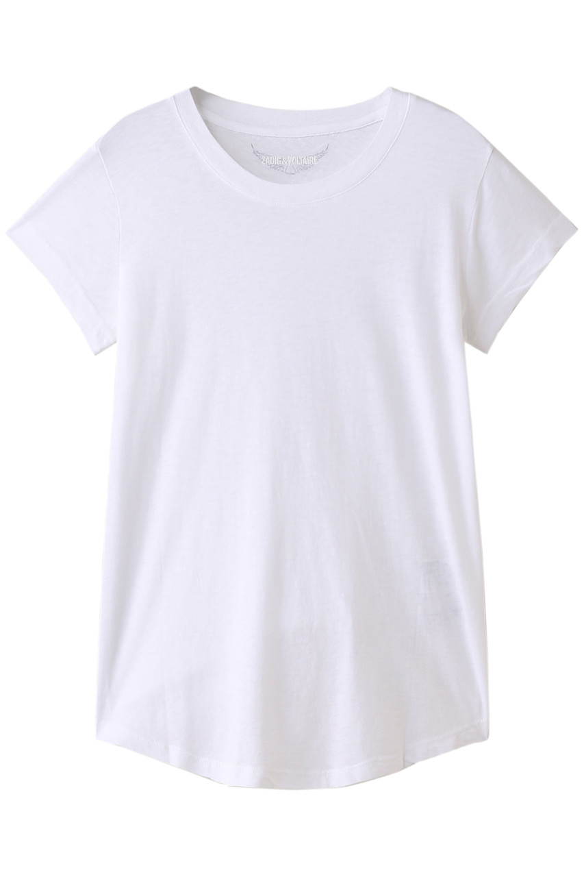 ZADIG & VOLTAIRE ザディグ エ ヴォルテール WOOP SLUB OVERDYED Tシャツ ホワイト