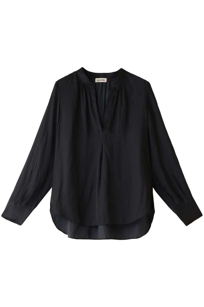 ZADIG & VOLTAIRE ザディグ エ ヴォルテール TINK SATIN TUNIC/ブラウス ブラック