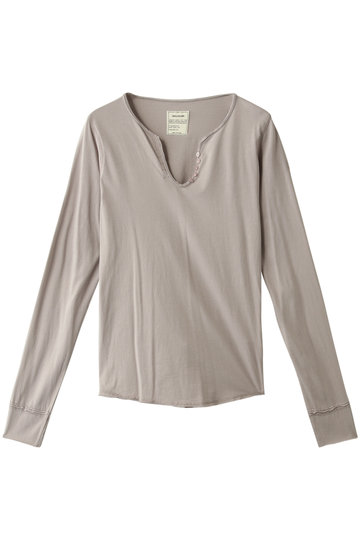 SALE 【50%OFF】 ZADIG & VOLTAIRE ザディグ エ ヴォルテール TUNISIEN ML SURTEINT カットソー ライトグレー