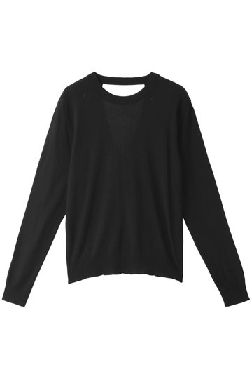 SALE 【50%OFF】 ZADIG & VOLTAIRE ザディグ エ ヴォルテール EMMA CP HEART STRASS SWEATER ニット ブラック