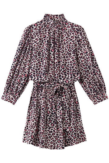 Zadig Voltaire Rivali Print Leo Robe レオパード柄ワンピース エクリュ の通販 Elleshop エル ショップ