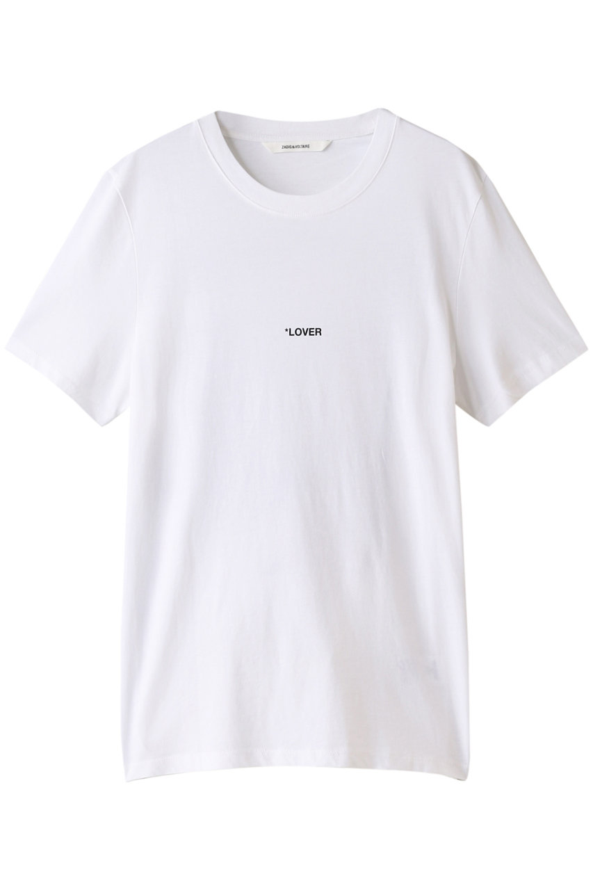 SALE 【40%OFF】 ZADIG & VOLTAIRE ザディグ エ ヴォルテール メンズ(MENS)TED PHOTOPRINT LOVER TEE-SHIRT PRINT DOS Tシャツ ホワイト