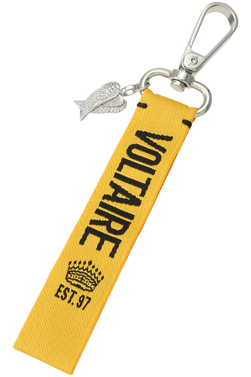 SALE 【40%OFF】 ZADIG & VOLTAIRE ザディグ エ ヴォルテール KEYRING WOVEN WINGS/キーリング イエロー