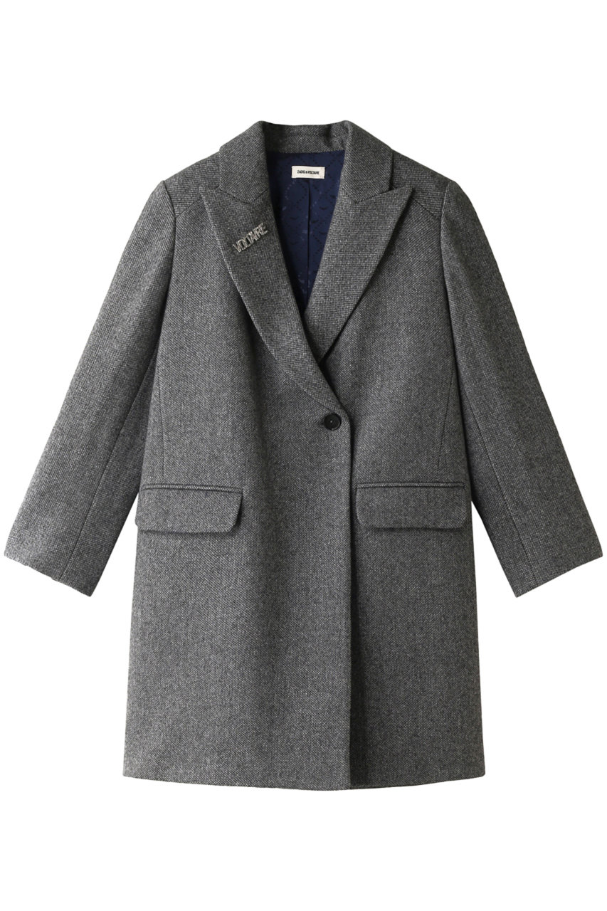 ZADIG & VOLTAIRE ザディグ エ ヴォルテール MARCOV CHINE COAT コート グレー