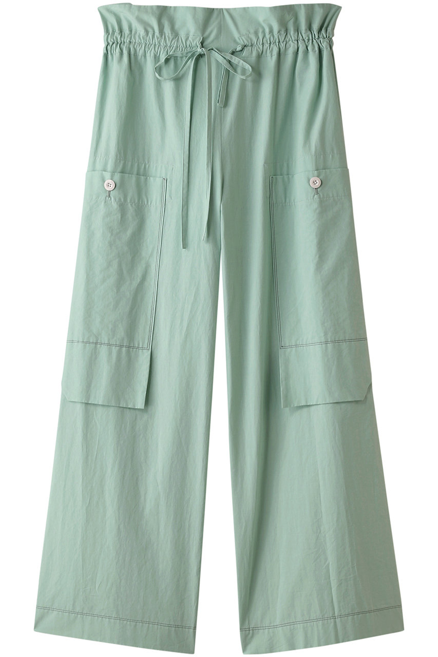SALE 【50%OFF】 UJOH ウジョー 100/2コットンドローコードワークパンツ ミントグリーン
