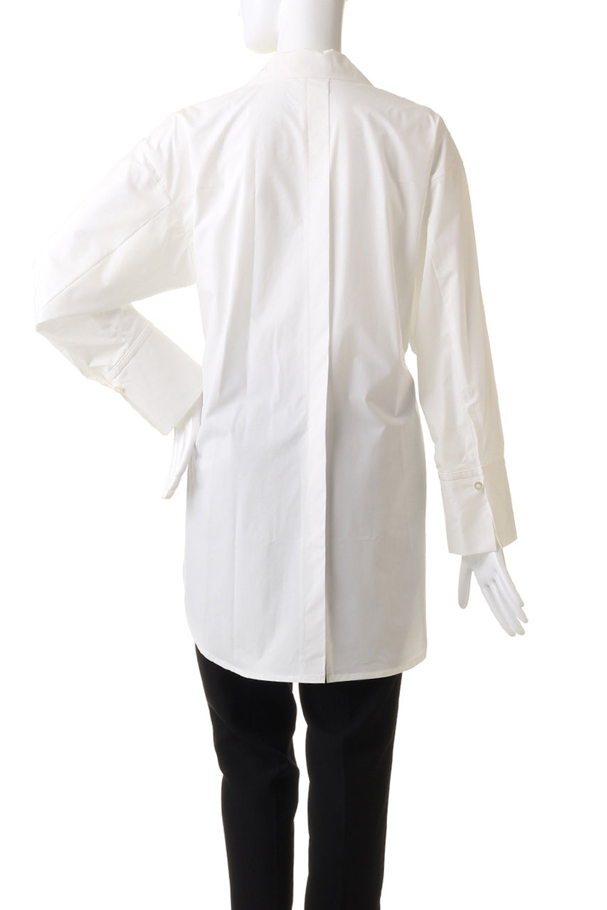 【美品・希少】Ujoh ウジョー オープンカラーシャツ サイドスリット ホワイト