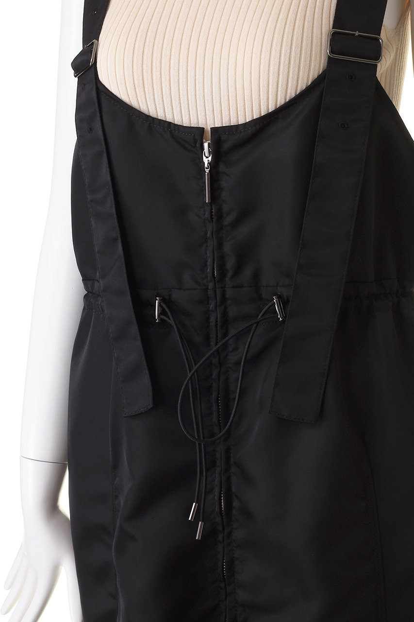 UJOH(ウジョー)｜ジップサスペンダードレス/ブラック の通販｜ELLESHOP  