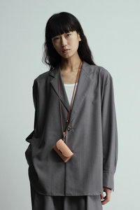 WE11DONE ショートスリーブ ジャケット 半袖 S 黒 OVERCOAT＞ Short Sleeve Shirt/ショートスリーブ シャツ