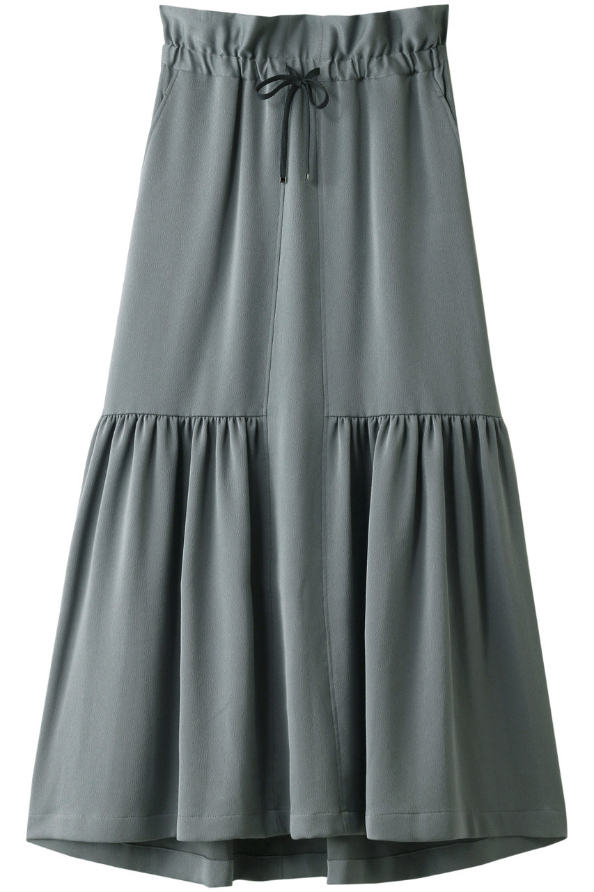 SALE 【50%OFF】 UJOH ウジョー ギャザーマキシスカート グレー