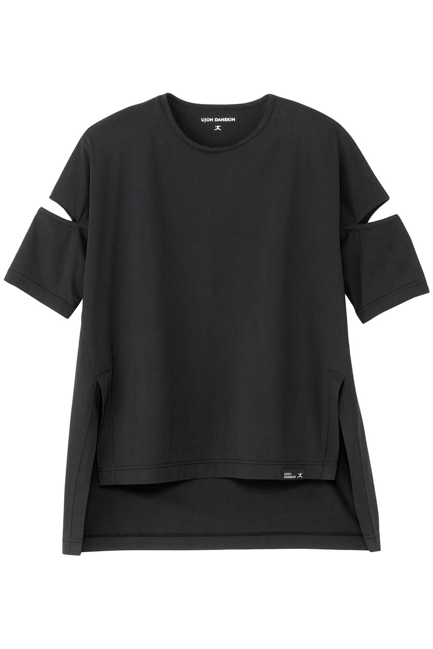 UJOH 【UJOH×DANSKIN】ハーフスリーブTシャツ (ブラック, M) ウジョー ELLE SHOP