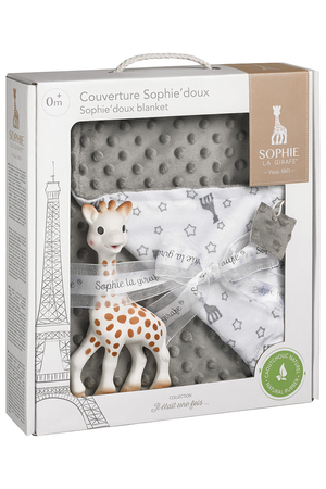 キリンのソフィー/Sophie la girafeの【BABY】ソフィーとお昼寝2点セット（ソフィー＋ブランケット）(200800/200899)