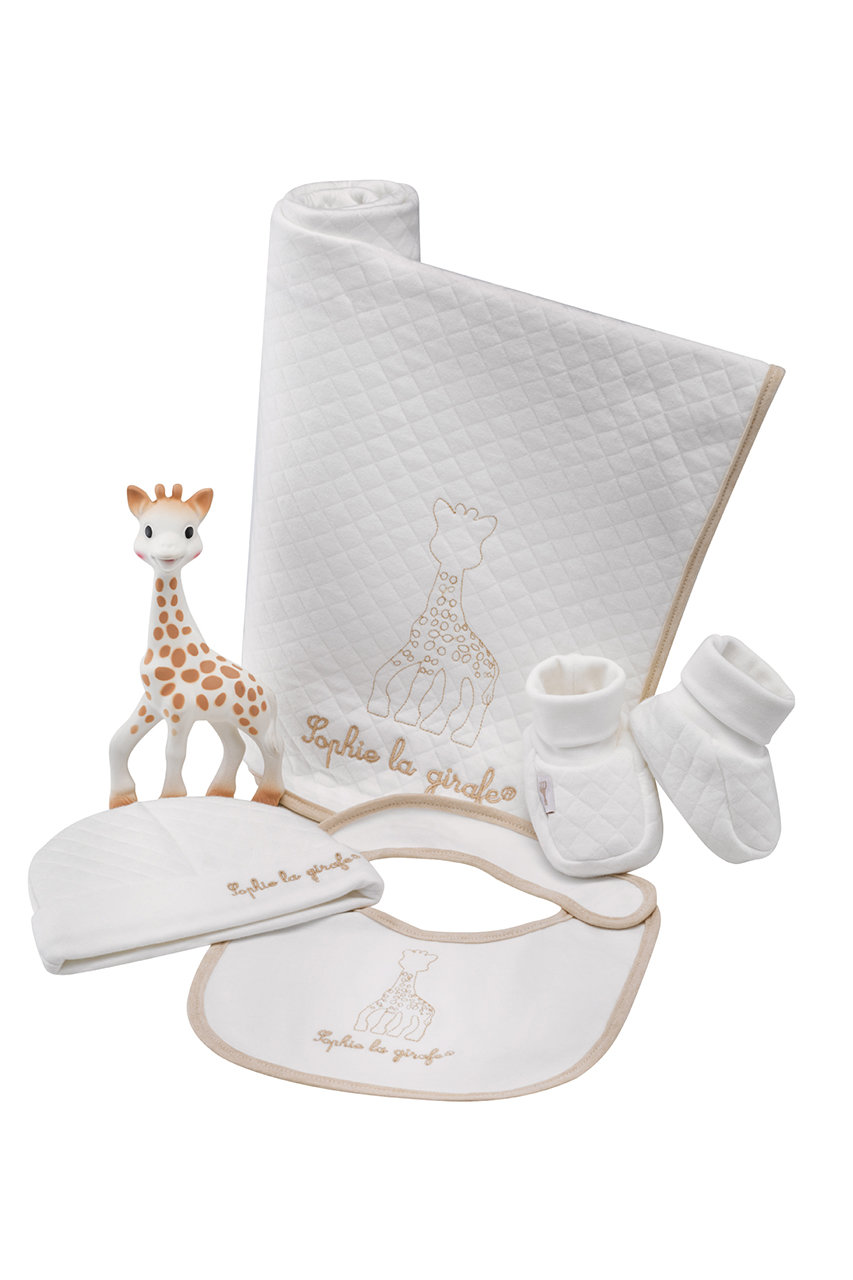 キリンのソフィー/Sophie la girafeの【BABY】ソーピュア・出産準備5点セット(ホワイト/#3056562201291)
