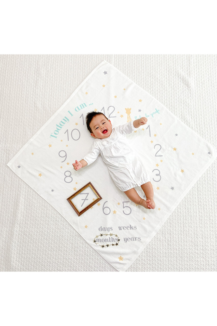 【BABY】マイルストーン・バスタオル 月齢タオル