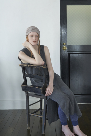 フォーコーナーズ/+FOUR CORNERSのパイルノースリーブワンピース(110500/110503)