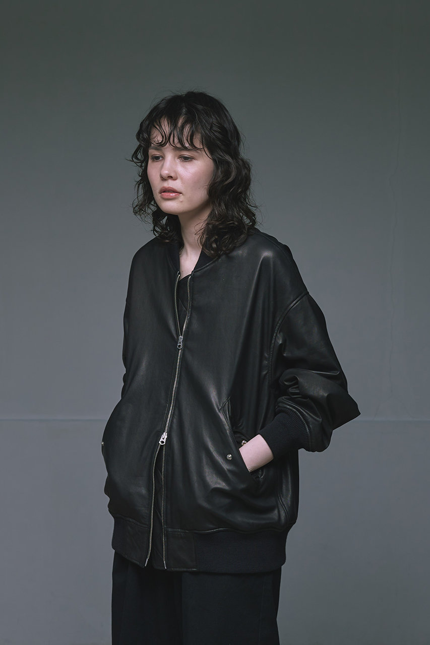 sisii(シシ)｜【UNISEX】MA-1ジャケット/ブラック の通販｜ELLESHOP