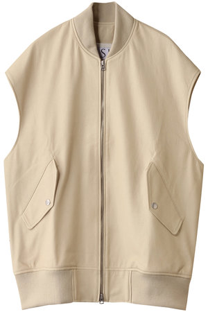 シシ/sisiiの【UNISEX】MA-1 vest(110800/110806)