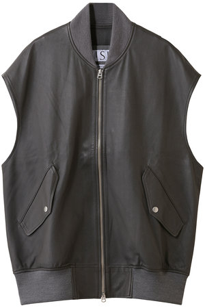 シシ/sisiiの【UNISEX】MA-1 vest(110800/110806)