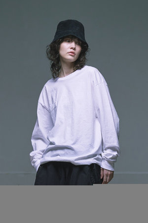 シシ/sisiiの【UNISEX】ロングスリーブ スウィッチ ポケット Tシャツ(110100/110103)