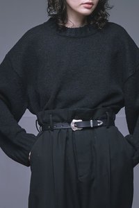 sisii leather coat 比翼 ベルトコート レザーコート シシ