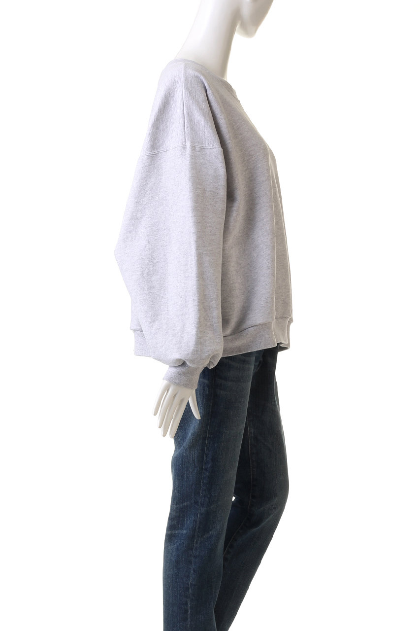 sisii(シシ)｜【UNISEX】クロップド スウェット クルー/ホワイト の