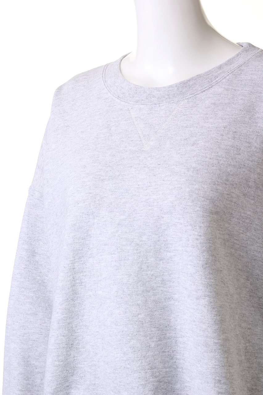 sisii(シシ)｜【UNISEX】クロップド スウェット クルー/ホワイト の