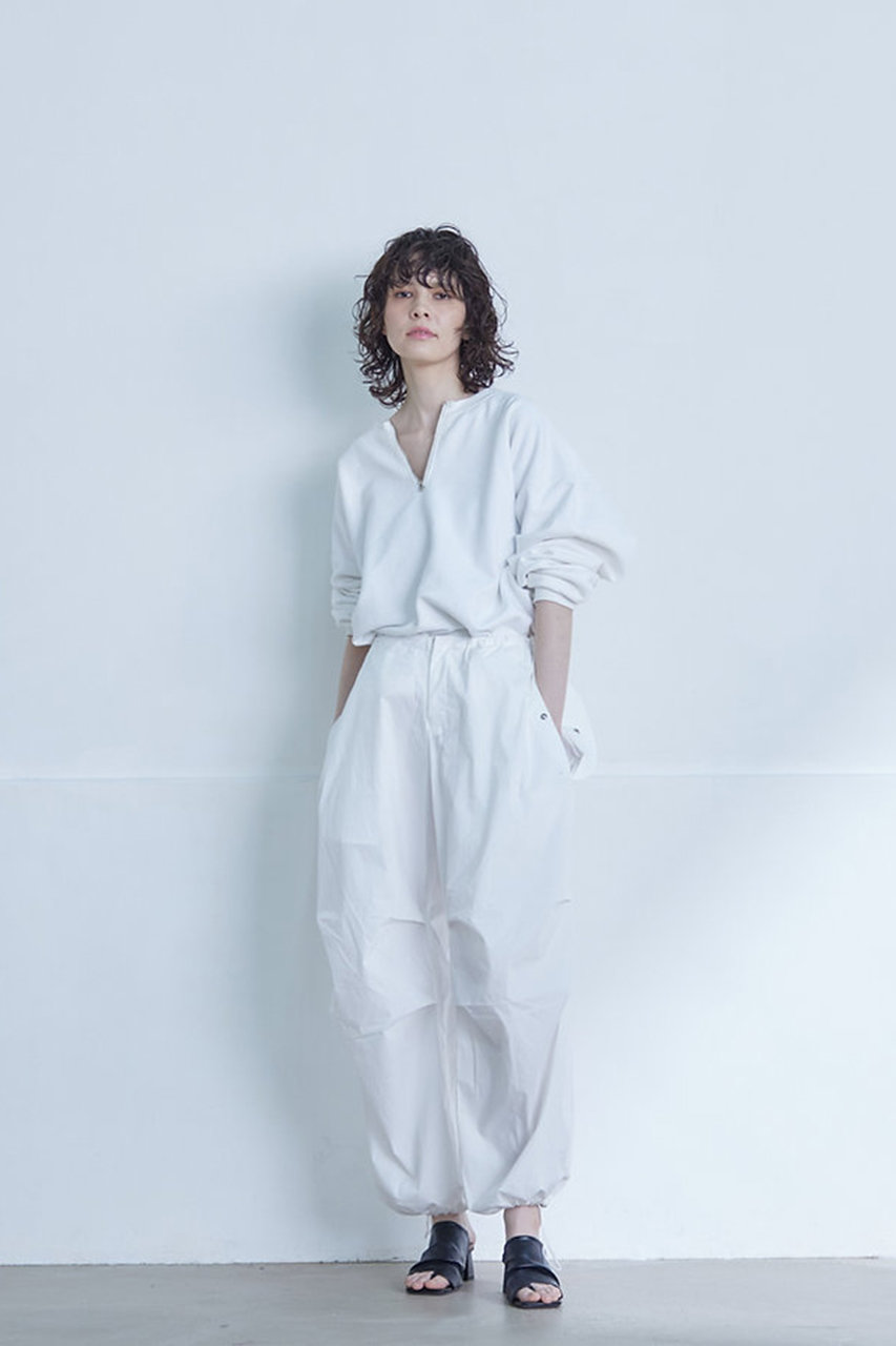 sisii(シシ)｜【UNISEX】クロップド ハーフジップ ハイネック