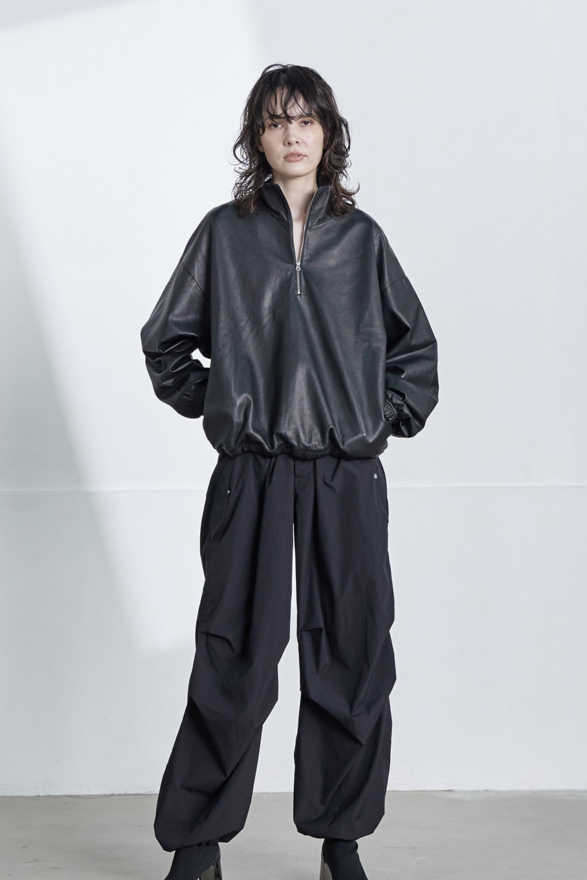 sisii(シシ)｜【UNISEX】パラシュートパンツ/ブラック の通販